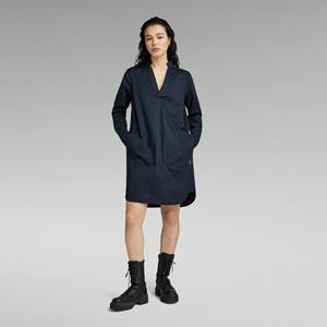 G-Star RAW Millery V-Hals Blousejurk - Donkerblauw - Dames