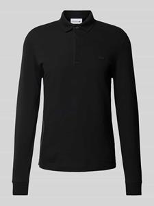 Lacoste Regular fit poloshirt in design met lange mouwen