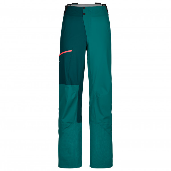 Ortovox  Women's 3L Ortler Pants - Alpine broek, turkoois/blauw