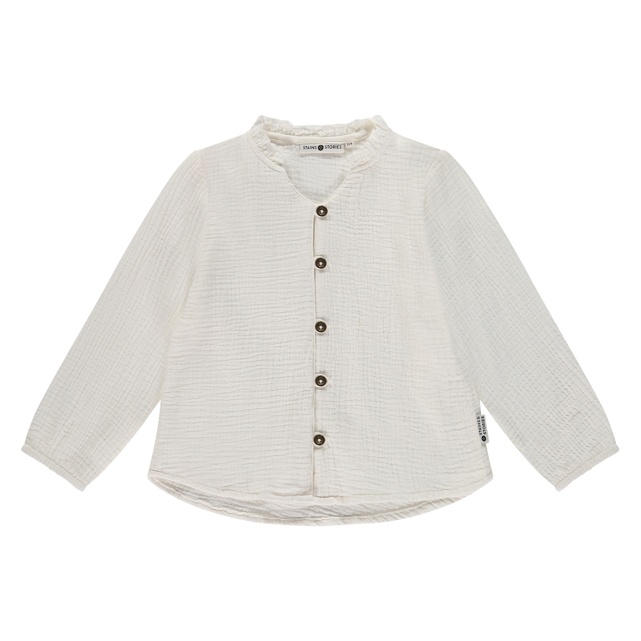 Stains & Stories-collectie Blouse (offwhite)