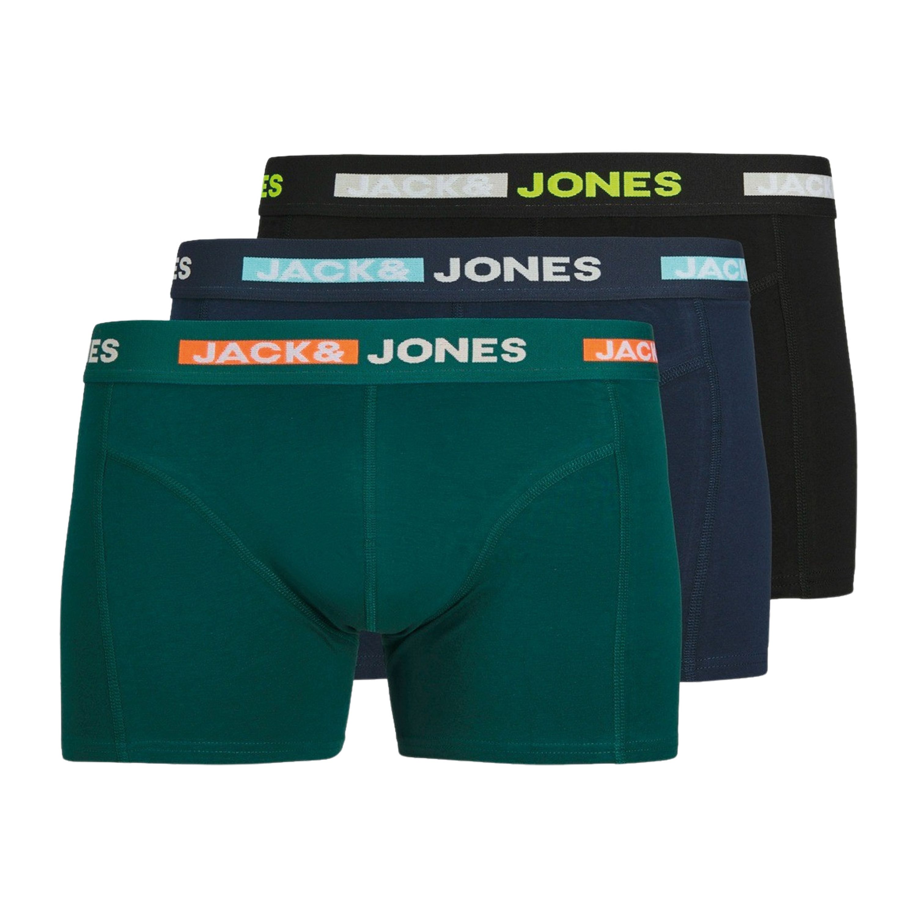 Jack & Jones Scott Solid Trunk Boxershorts Jongens (3-pack)