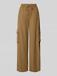 Vila High waist wide leg cargobroek met elastische band, model 'TIKKI'