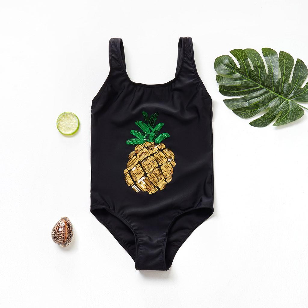 Winnerer Sun Toddler Kids Baby Girls Pineapple Print Swimsuits  Swimwear Clothes
