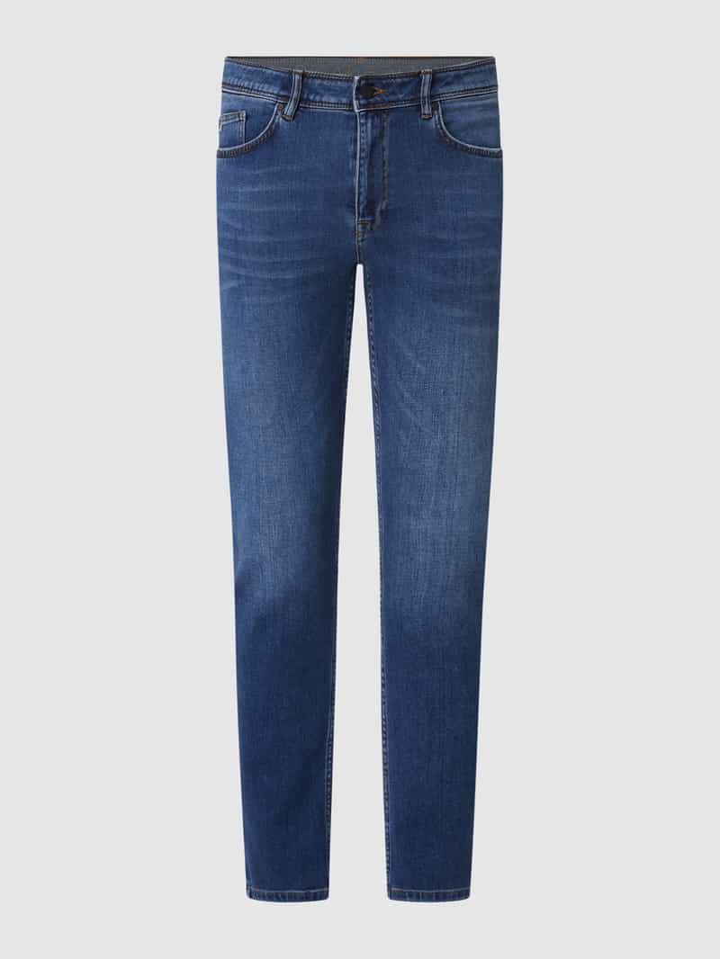 Hiltl Slim fit jeans met kasjmier, model 'Tecade'