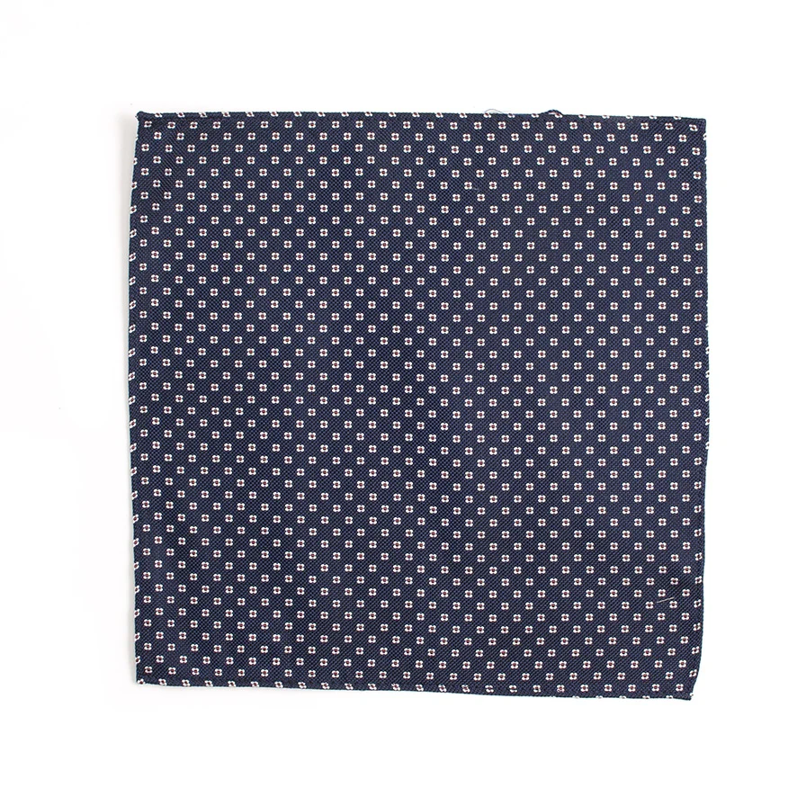 Tresanti Bing i fine patterned silk pocket square |