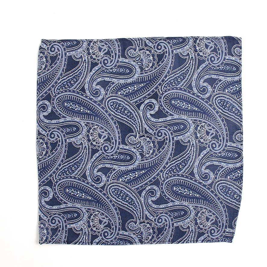 Tresanti Bobi | paisley print silk pocket square |