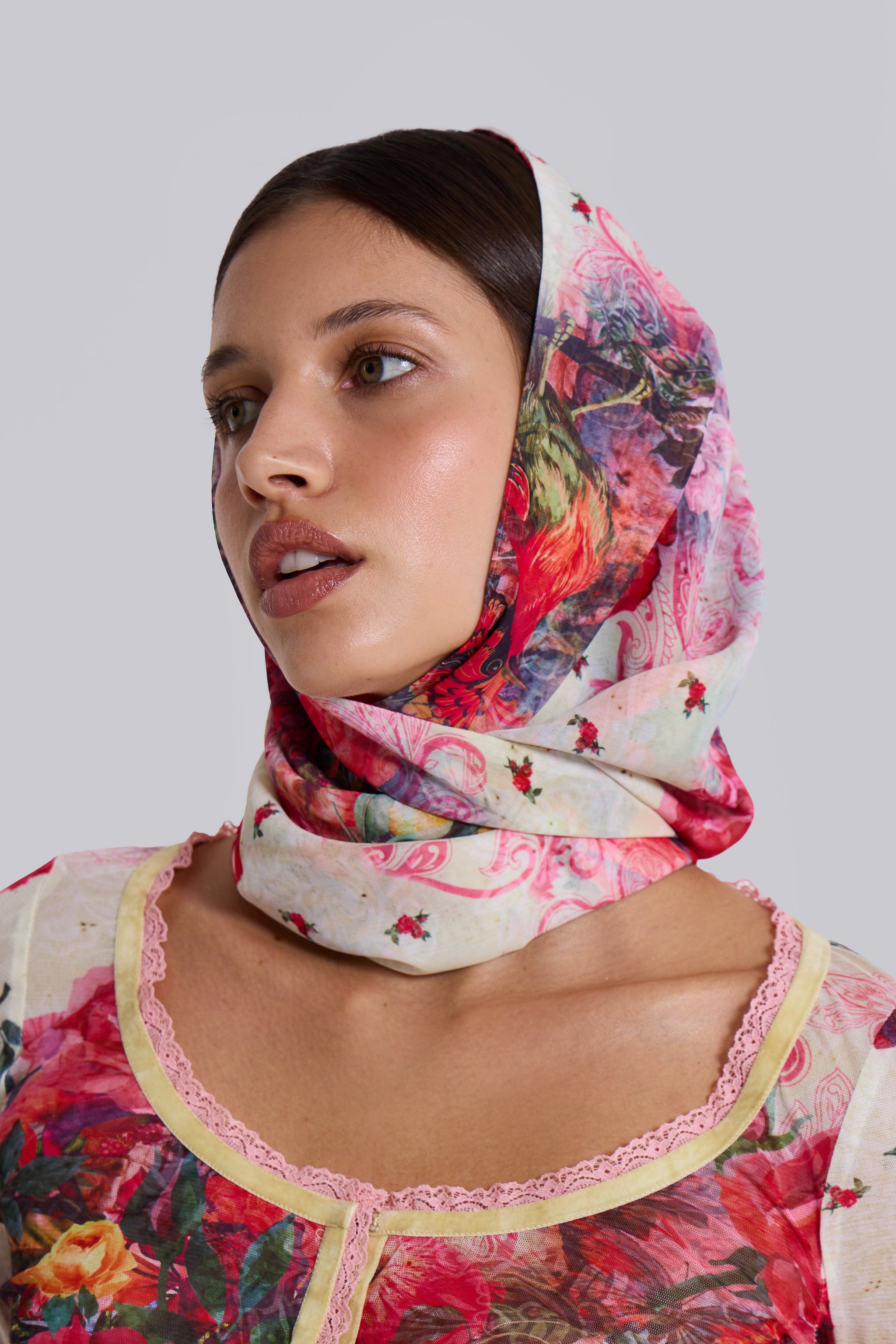 Jaded London Giara Chiffon Headscarf