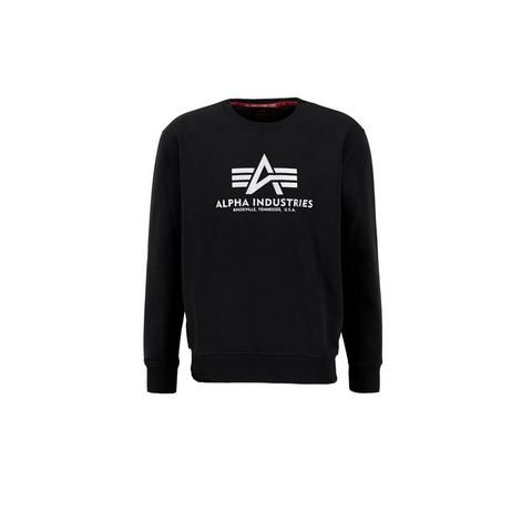Alpha Industries Sweater  Men - Sweatshirts Basic Sweater Carbon