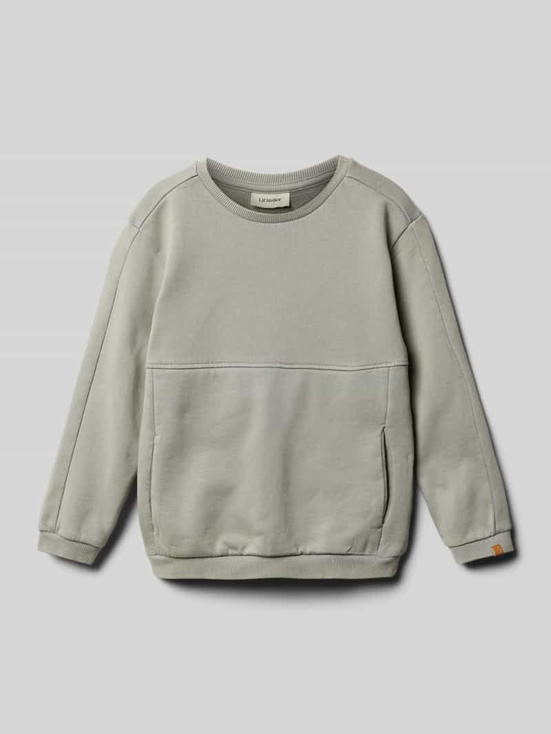 Lil Atelier Sweatshirt met labeldetail, model 'NALF'