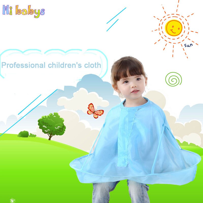 ProductsPro Kinderen Haar Snijden Sjaal Schort Water Proof Kappers Mantel Kids Baby Kapper Kapsalon Schort Hair Cut Kleding Shampoo Cape