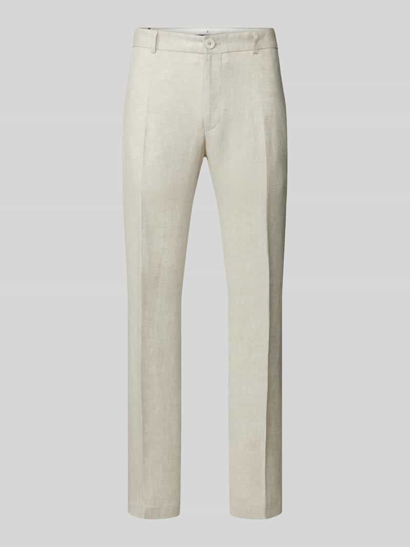 JOOP! Collection Slim fit pantalon met structuurmotief, model 'Hank'