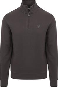 Lyle and Scott Lyle & Scott Half Zip Pullover Tonal Antraciet