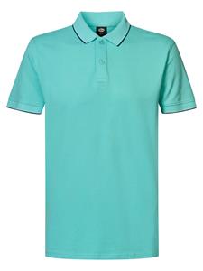 Petrol Industries Men polo short sleeve aqua