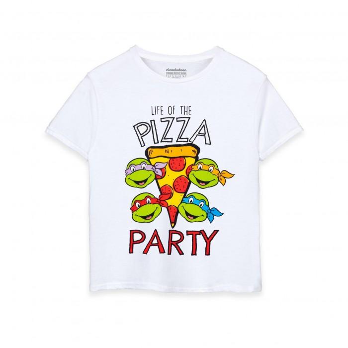 Teenage Mutant Ninja Turtles Boys Life Of The Pizza Party T-Shirt