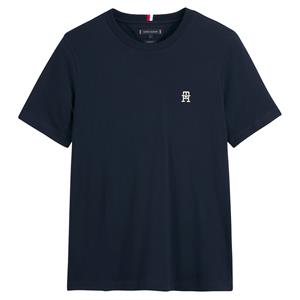 Tommy hilfiger T-shirt met ronde hals, monogram logo