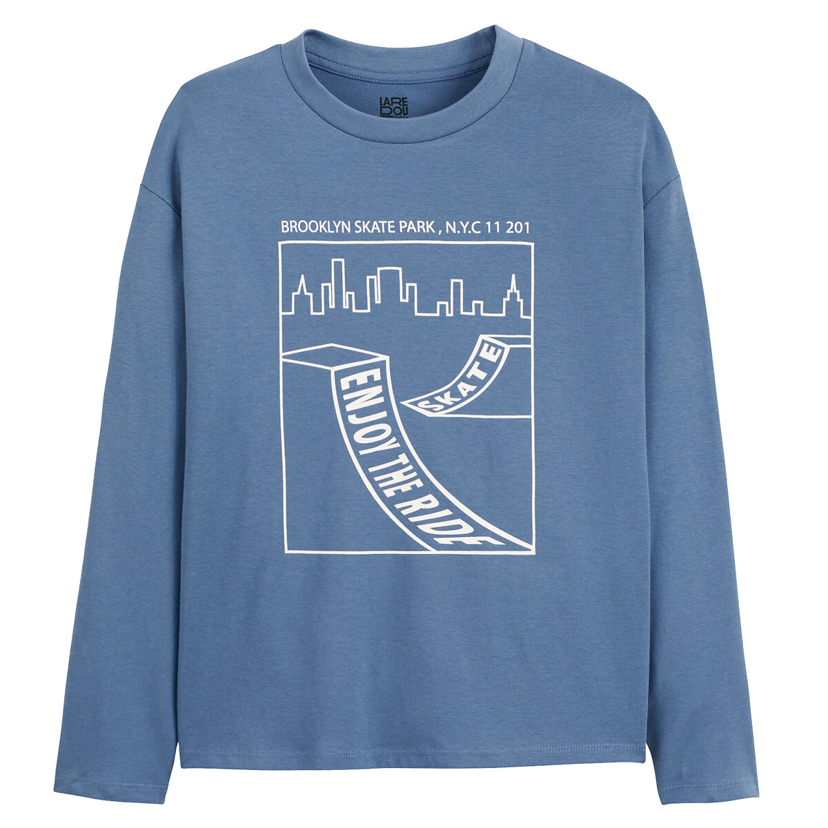 LA REDOUTE COLLECTIONS T-shirt met lange mouwen, Skate Park print
