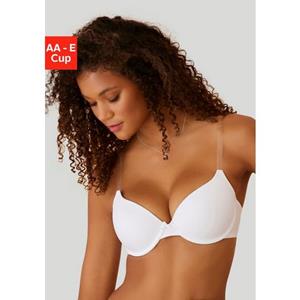 Lascana Bh met steuncups Ela - perfect basic met transparante bandjes, perfecte basic met beugels, basic lingerie