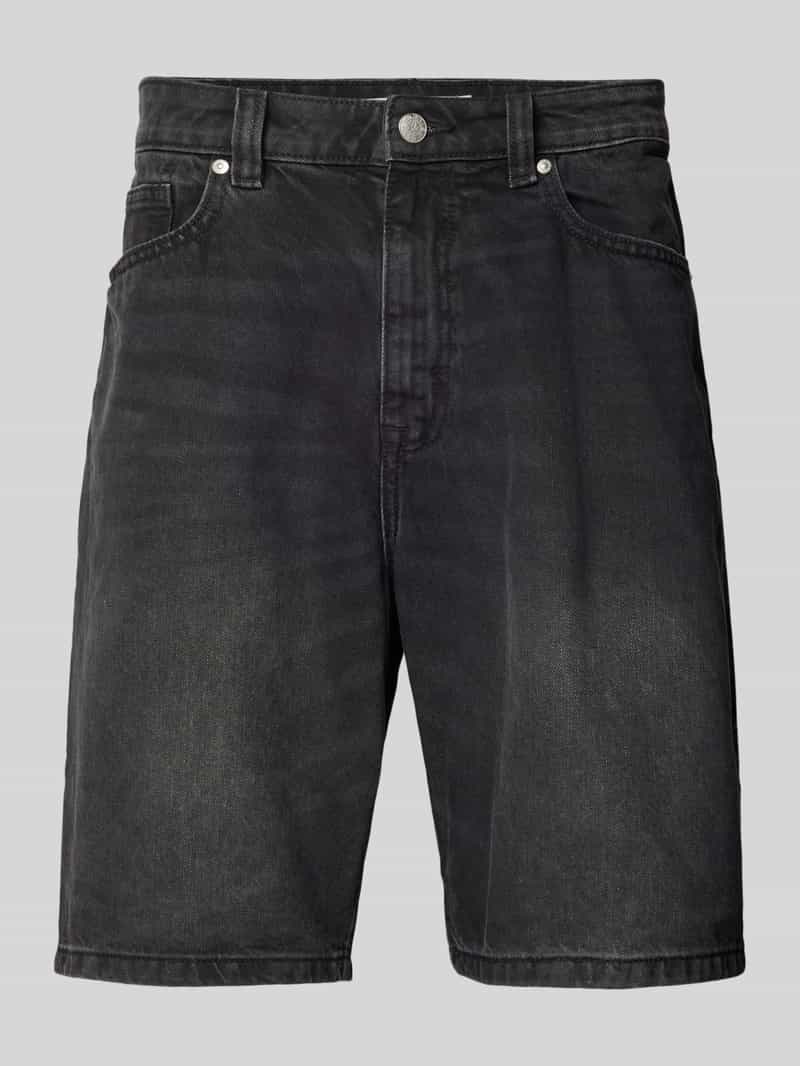REVIEW Korte regular fit jeans in 5-pocketmodel