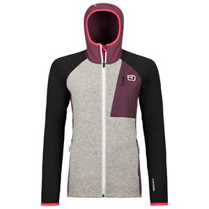 Ortovox  Women's Fleece Grid Plus Classic Knit Hoody - Fleecevest, grijs