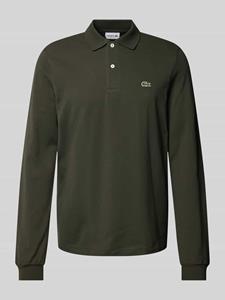 Lacoste Classic fit poloshirt in design met lange mouwen