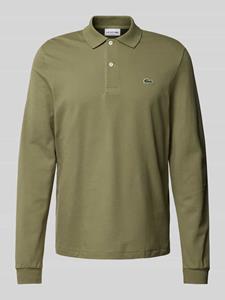 Lacoste Classic fit poloshirt in design met lange mouwen