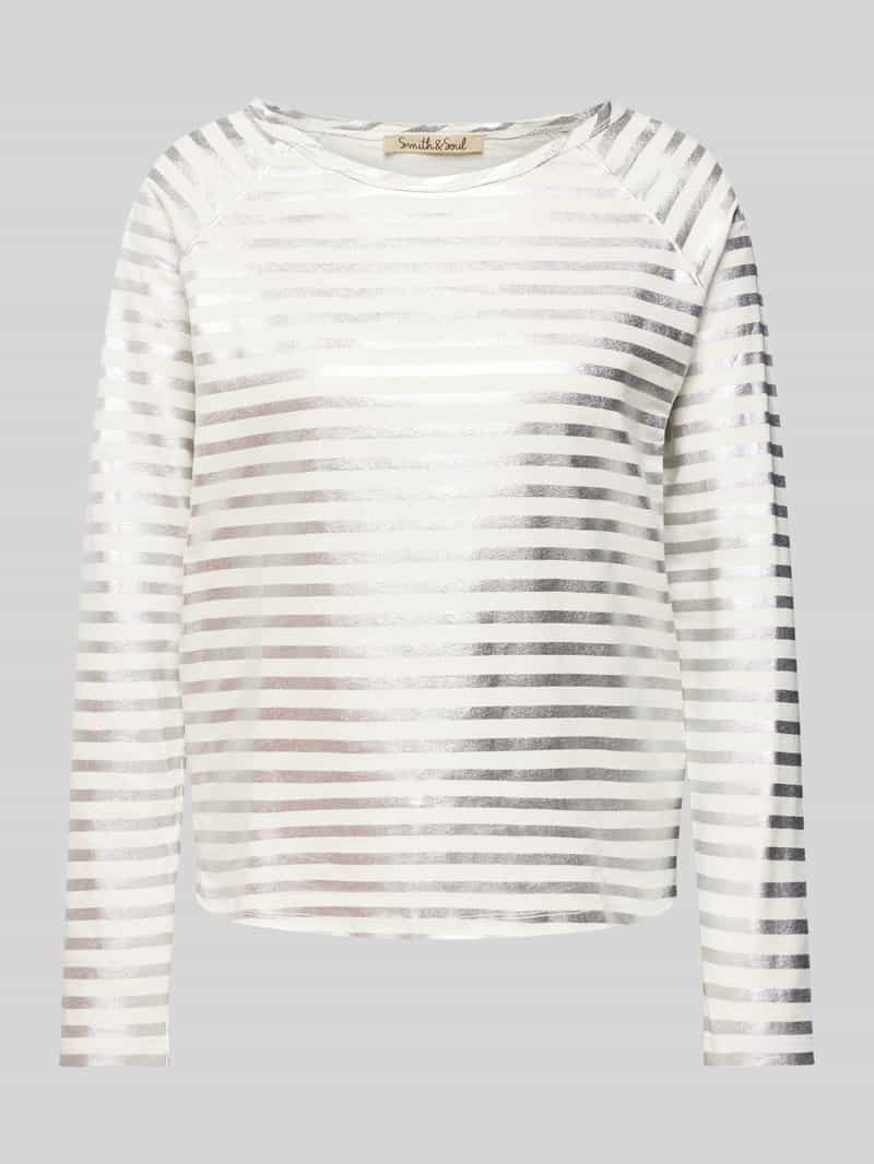 Smith and Soul Longsleeve met ronde hals
