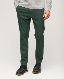 Superdry Mannen Slimfit Chinobroek Groen