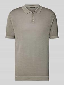 Drykorn Regular fit poloshirt met korte knoopsluiting, model 'TRITON'