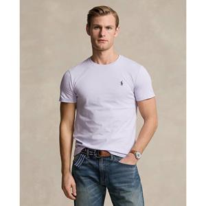 Polo ralph lauren Effen slim T-shirt in jersey met geborduurd logo