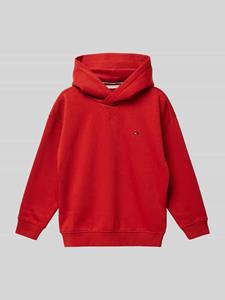 Tommy Hilfiger Kids Hoodie met logostitching, model 'TIMELESS'