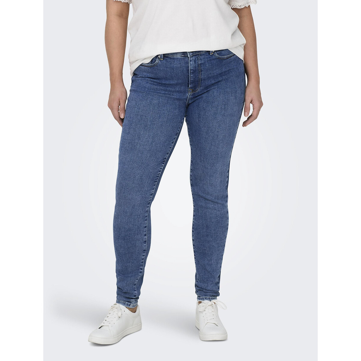 ONLY CARMAKOMA Jeans Skinny Pushup, standaard taille