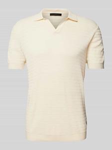 Drykorn Regular fit poloshirt met V-hals, model 'Braian'