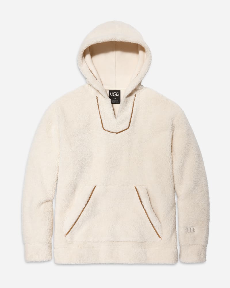 Ugg Sandbar-hoodie  in Cream  Fleece/Polyester