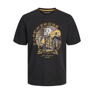 JACK&JONES T-shirt met ronde hals skull