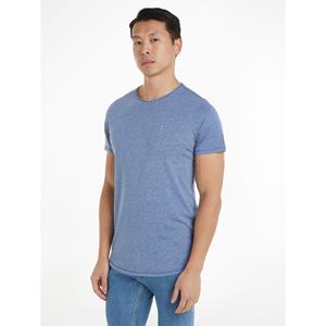 TOMMY JEANS Slim T-shirt jaspé, ronde hals