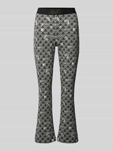 Marc Cain Flared cut broek met elastische band