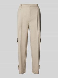 Daydream Straight leg stoffen broek met bandplooien, model 'Columbia'