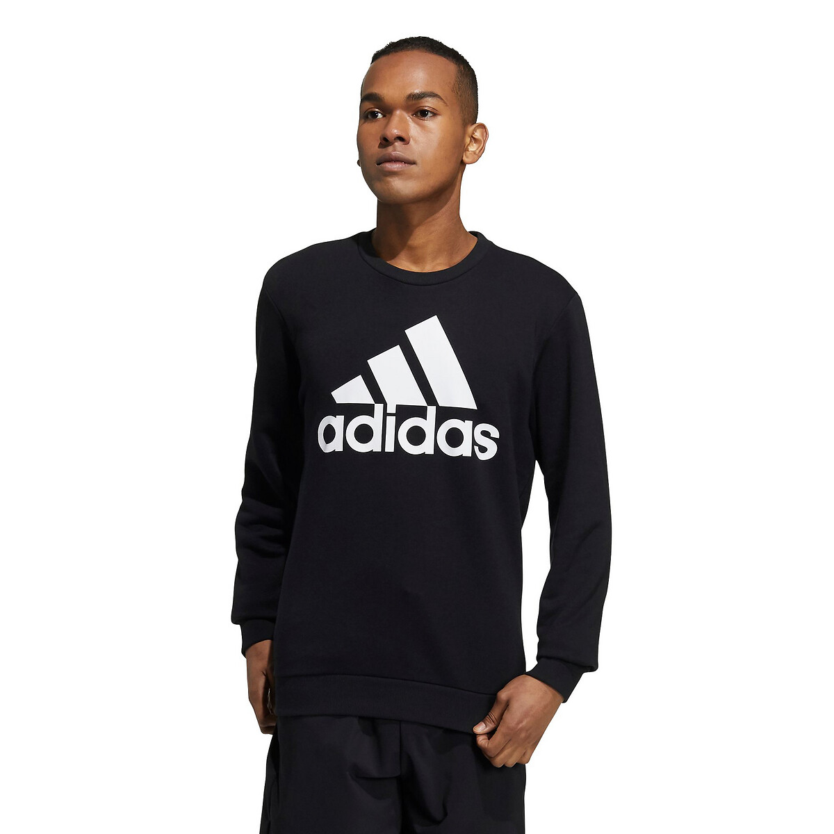 Adidas performance Sweater ronde hals met groot logo