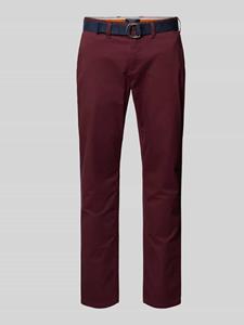 MCNEAL Slim fit broek met riem