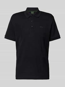 BOSS Green Relaxed fit poloshirt met labelprint, model 'Paddy 7'