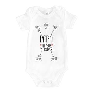 Ma Petite Tribu Romper - PAPA, JE KAN HET MAKEN