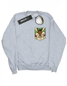 Looney Tunes Boys Wile E Coyote Face Sweatshirt met nepzak