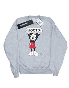 Disney Mickey Mouse-sweatshirt voor jongens. Outfit van de dag