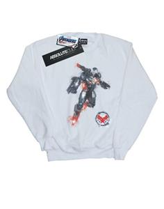 Marvel Boys Avengers Endgame Painted War Machine Sweatshirt