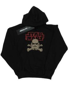 Star Wars meisjes Stormtrooper hoodie met schedellogo