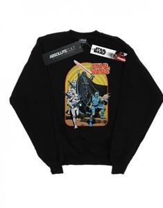 Star Wars meisjes vintage komische scène Sweatshirt