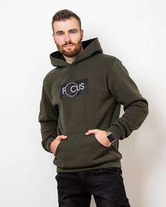 Issa Plus Gebreide warme hoodie met  print