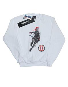 Marvel Heren Avengers Endgame Painted Black Widow katoenen sweatshirt