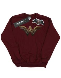 DC Comics Wonder Woman-logo katoenen sweatshirt voor heren