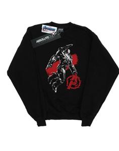 Marvel Heren Avengers Endgame Mono War Machine katoenen sweatshirt